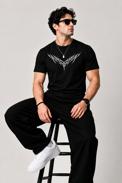 WHITE TRIBAL WING