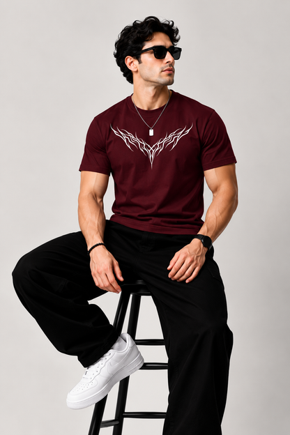 WHITE TRIBAL WING