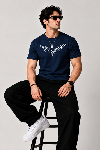 WHITE TRIBAL WING